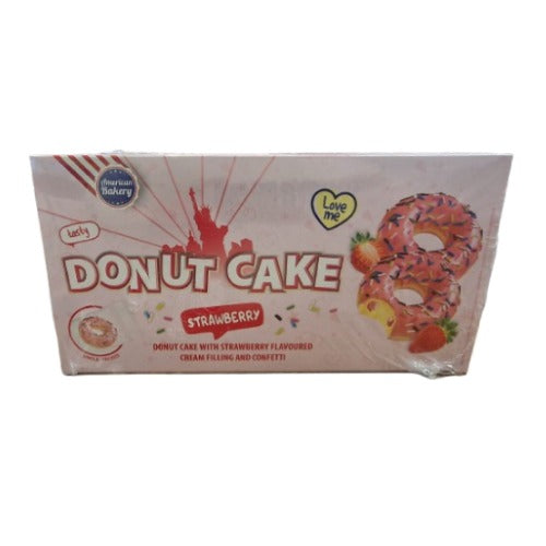 Rosy Brown American Bakery - Donut Cake Strawberry (135g)