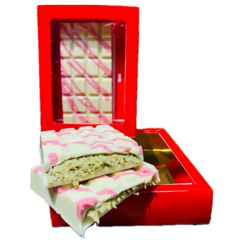 Light Gray Dubai Chocolate White/ pink (220g)