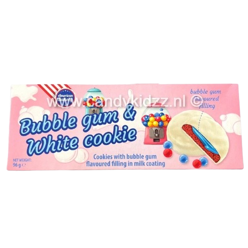 Light Gray American Bakery - Bubblegum & White Cookie (96g)