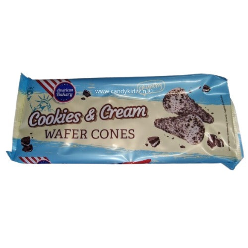 Light Slate Gray American Bakery - Cookies & Cream Cones (112g)