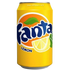 Dark Slate Gray Fanta - Lemon (330ml)