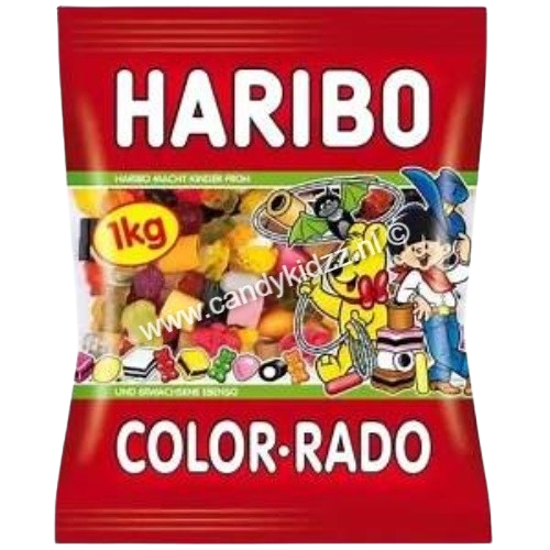 Brown Haribo - Color-Rado (1 kg) zak