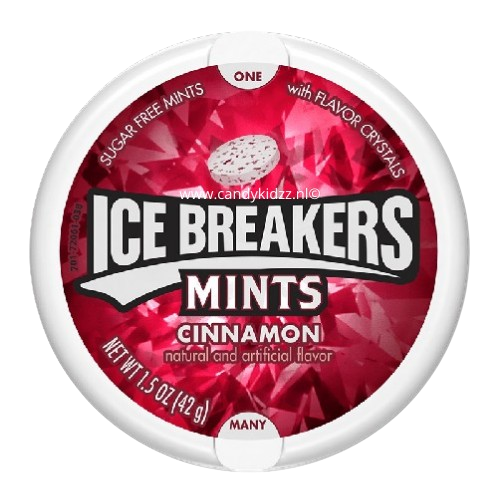 Brown Ice Breakers - Cinnamon MInts (42g)