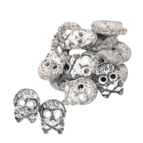 Gray Zoute Drop Skulls (110) 100 Gram / Ja,100 Gram / Nee,250 Gram / Ja,250 Gram / Nee,500 Gram / Ja,500 Gram / Nee,750 Gram / Ja,750 Gram / Nee,1 Kilo / Ja,1 Kilo / Nee