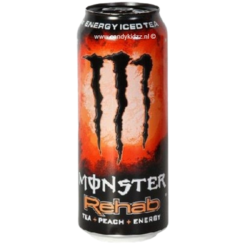 Chocolate Monster - Rehab Peach Iced Tea (500ml)