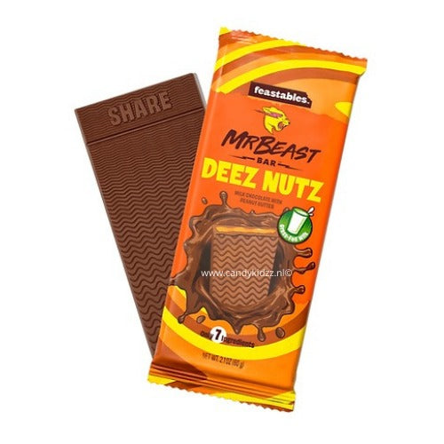 Chocolate Feastables Mr Beast - Deez Nutz Chocolate (60gr)
