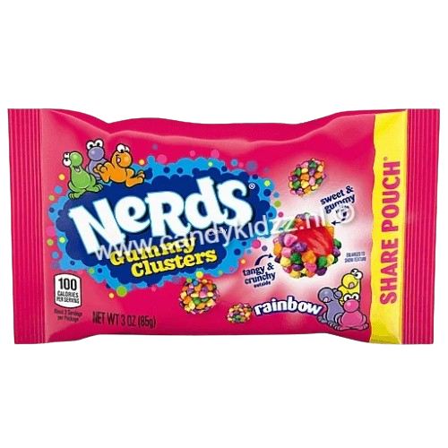 Maroon Nerds - Gummy Clusters Rainbow (85g)