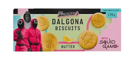 Squid Game Koekjes - Dalgona Butter Biscuits