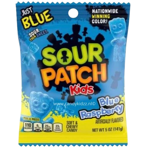 Steel Blue Sour Patch Kids - Blue Raspberry (141g)