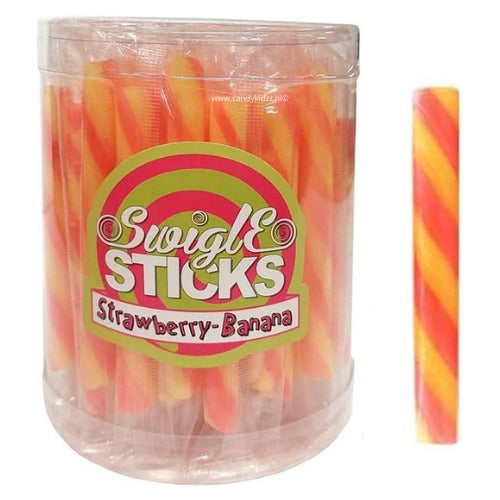 Dark Salmon Swigle Sticks - Banana Strawberry (10g)