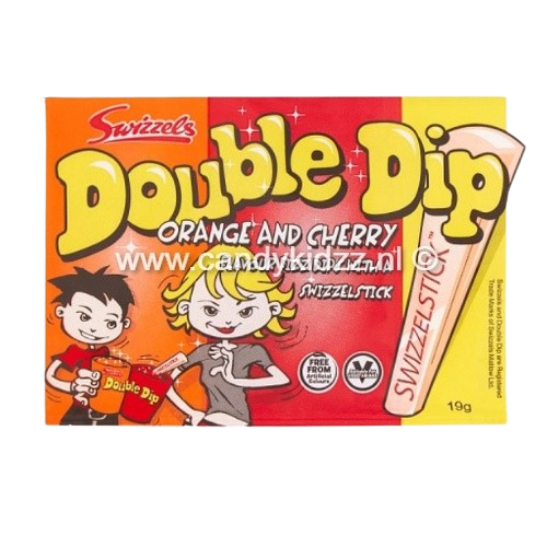 Sandy Brown Swizzels  - Double Dip Cher (19g)