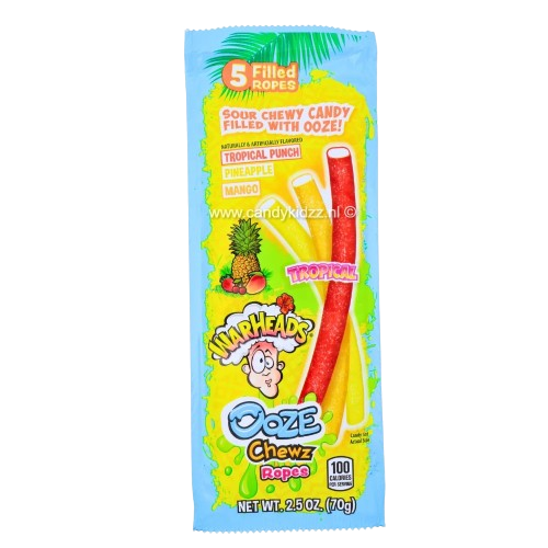 Goldenrod Warheads - Ooze Chewz Tropical Ropes (70g)