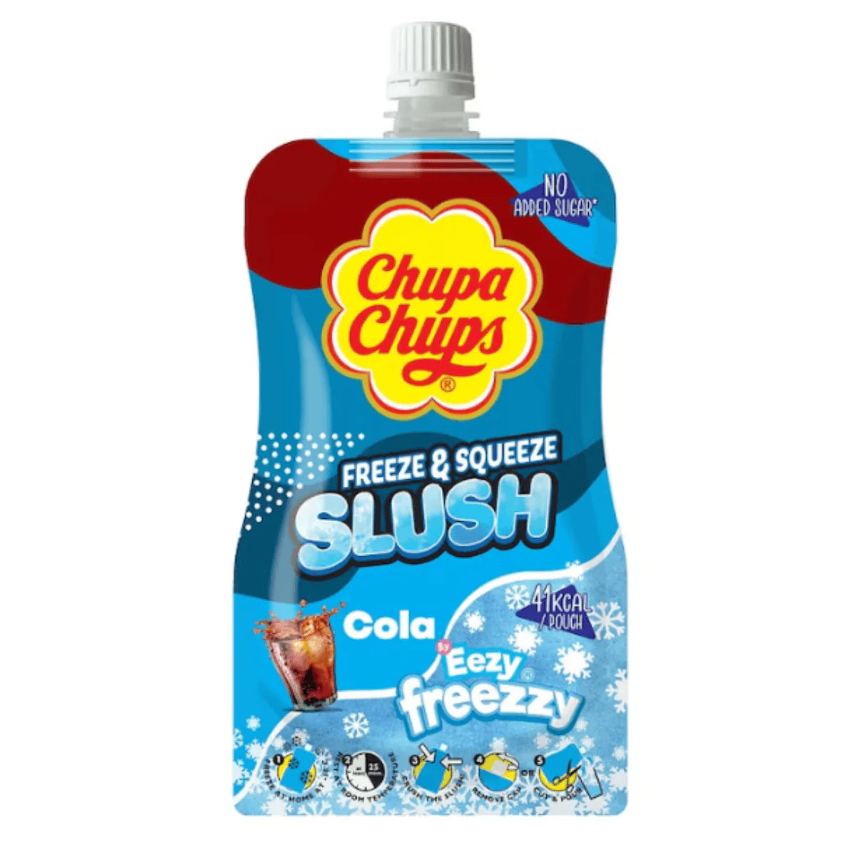 Steel Blue Chupa Chups - Slush Cola (250ml)